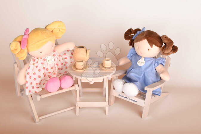 Chaises pour poupées - Drevené skladacie kreslo pre bábiky Folding armchair My little furniture Jolijou_1