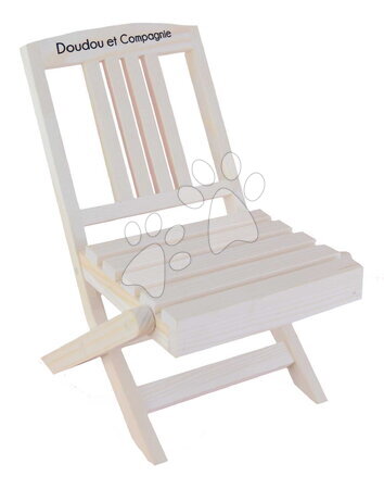 Chaises pour poupées - Drevená skladacia stolička pre bábiky Folding Chair My little furniture Jolijou