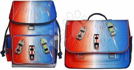 Školské potreby - Set školský batoh veľký Ergomaxx Racing Club a školská aktovka Midi Jeune Premier