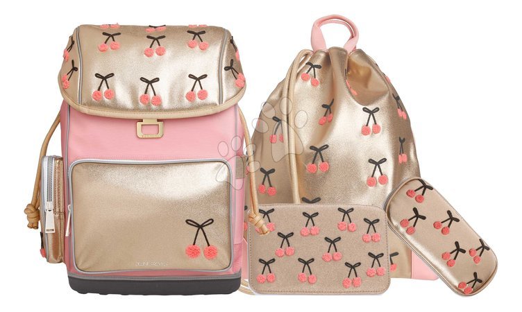 Schultaschen und Rucksäcke - Set Großer Schulranzen Ergomaxx Cherry Pompon – Jeune Premier - 6