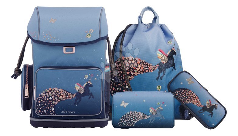 Schulbedarf-Sets vom Hersteller Jeune Premier - Set Schulranzen groß Ergomaxx Unicorn Universe Jeune Premier