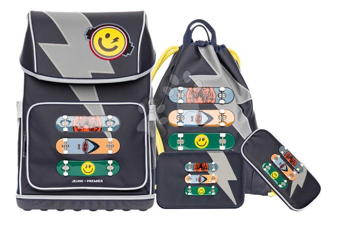 Set Großer Schulranzen Ergomaxx Skate Jeune Premier