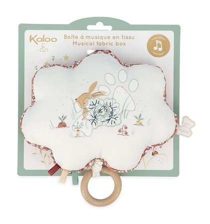 Zabawki dla niemowląt  - Tekstylna pozytywka Chmurka Little Rabbit Musical Fabric Box Petites Chansons Kaloo - 2