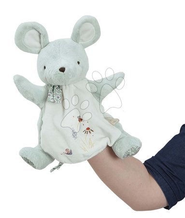 Plišaste igrače - Plišasta miška lutkovno gledališče Mouse Doudou Puppet Petites Chansons Kaloo_1