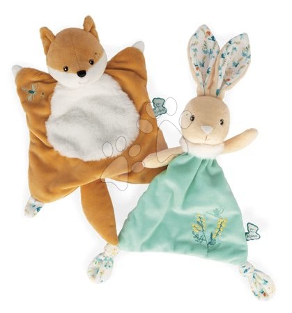 Hračky na mazlení DouDou - Plyšový zajíc na mazlení Justin Rabbit Triangle Doudou Fripons Kaloo - 5