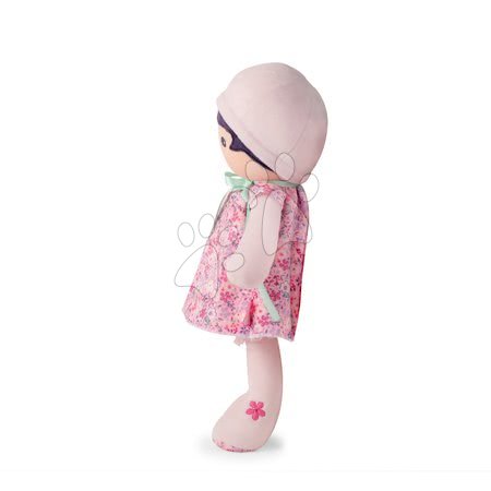 Punčke iz cunj - Punčka za dojenčke Fleur K Tendresse Kaloo 40 cm v rožasti oblekici iz nežnega blaga v darilni embalaži_1