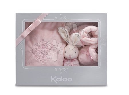 Kojenecké soupravy - Plyšový králíček pro nejmenší Perle-Gift Set Kaloo - 1