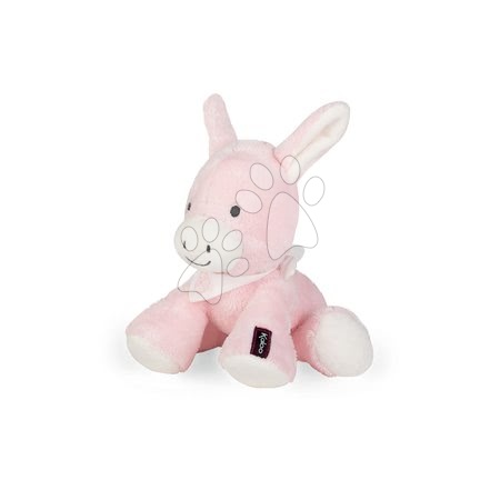 Jucării de pluș și textile - Măgăruş de pluş Les Amis Regliss Kaloo roz mediu 25 cm în cutiede cadou de la 0 luni