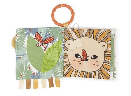 Kiságy játékok  - Textil könyv oroszlán The Curious Lion Activity Book Kaloo_1