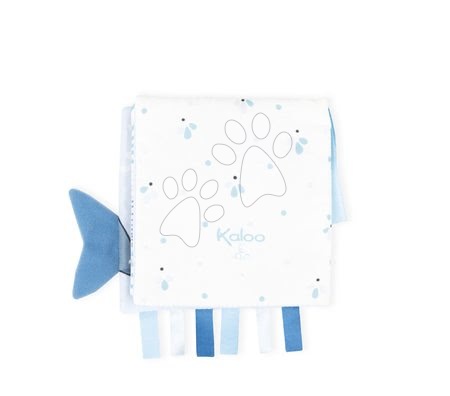 Hračky nad postýlku - Textilní knížka velryba The Sad Calf Activity Book Kaloo - 1