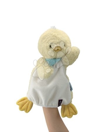 Loutky pro nejmenší - Plyšové kuřátko loutkové divadlo Les Amis-Poussin Doudou Kaloo - 1