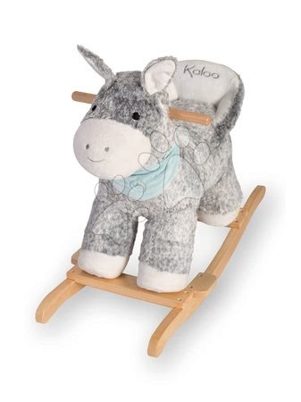 Spielzeuge für Kinder - Schaukelndes Plüschpferd Les Amis Kaloo mit Rückenlehne ab 12 Monaten