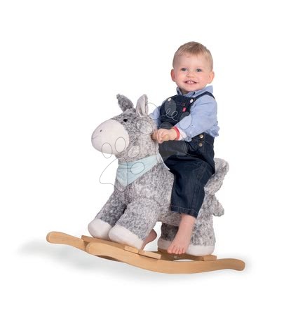 Spielzeuge für Kinder - Schaukelndes Plüschpferd Les Amis Kaloo mit Rückenlehne ab 12 Monaten_1
