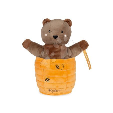 Kaloo - Plüss mackó kesztyűbáb Ted Bear Kachoo Kaloo