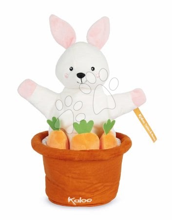 Lutke za najmlajše - Plišasti zajček lutkovno gledališče Robin Rabbit Kachoo Kaloo