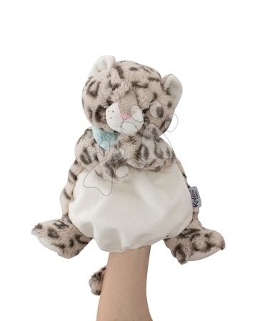 Loutky pro nejmenší - Plyšový leopard loutkové divadlo Les Amis-Leopard Doudou Kaloo - 1
