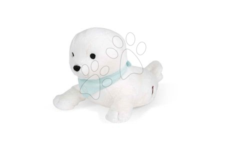 Plüssjátékok - Plüss fóka Seal Les Amis Kaloo fehér kendőben 25 cm puha plüssből ajándékdobozban 0 hó-tól_1