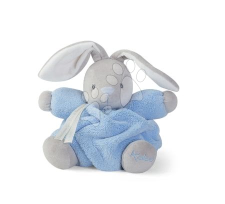 Plyšové zajace - Plyšový zajko Plume Chubby Kaloo 18 cm v darčekovom balení modrý od 0 mes
