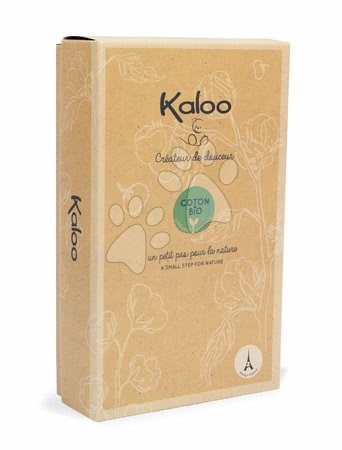 Hračky na mazlení DouDou - Textilní medvěd modrý Organic Cotton Doudou Bear Blue Kaloo - 2