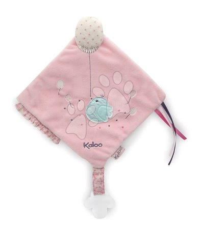 Hračky na mazlení DouDou - Plyšový ptáček Petite Rose-Sweet Activity Doudou Kaloo