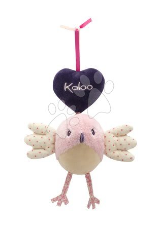 Hračky nad postieľku - Plyšový vtáčik Petite Rose-Music Bird Kaloo
