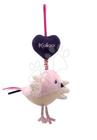 Pro miminka - Plyšový ptáček Petite Rose-Music Bird Kaloo - 1