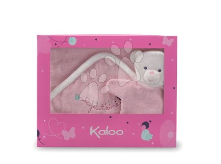 Otroška higiena - Brisača s kapuco Petite Rose-Bath Towel Kaloo s krpico rožnata_1