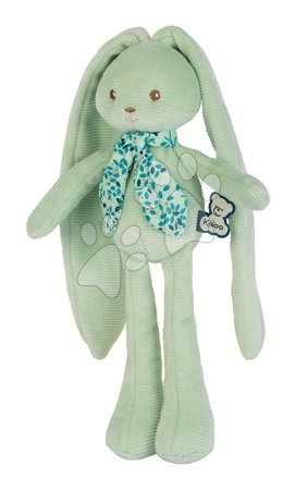 Iepurași de pluș - Păpușă iepuraș cu urechi lungi Doll Rabbit Aqua Lapinoo Kaloo verde 25 cm din pluș moale în cutie cadou de la 0 luni_1