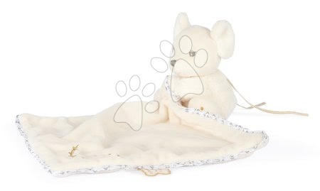 Perle - Plišasta miška ninica Round Doudou Mouse Cream Perle Kaloo