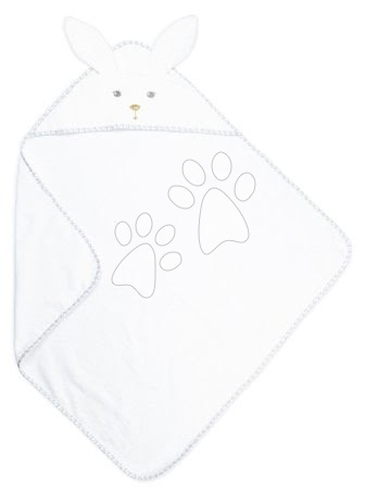 Dojčenské osušky - Osuška s kapucňou pre najmenších Zajačik My Rabbit Bath Towel Perle Kaloo