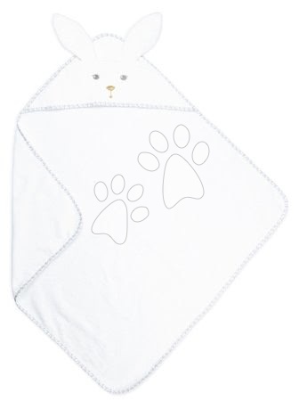 Dojčenské potreby - Osuška s kapucňou pre najmenších Zajačik My Rabbit Bath Towel Perle Kaloo