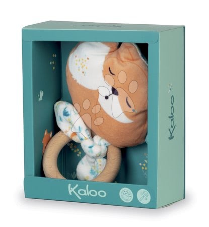 Legkisebbeknek - Rágóka róka fa karikán Leonard Fox Teether Fripons Kaloo - 3