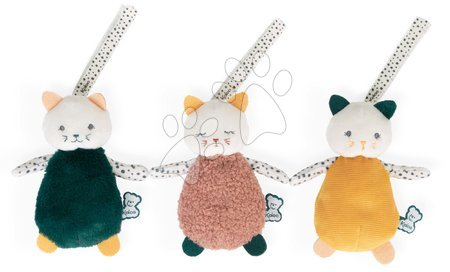 Zabawki do przytulania i zasypiania - Pluszowe kotki do rozwoju zmysłów niemowlęcia Cuddly Kitties Stimuli Kaloo - 1
