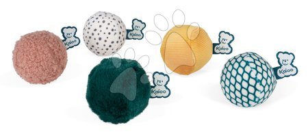 Hračky na mazlení DouDou - Senzorické míčky pro rozvoj smyslů miminka Stimuli Kaloo_1