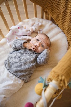 Hračky na maznanie a usínanie - Plyšová myška na maznanie Mouse Carré Doudou Kaloo - 9