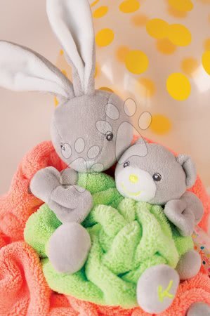 Hračky na mazlení DouDou - Plyšový králíček na mazlení Neon Doudou Kaloo - 6