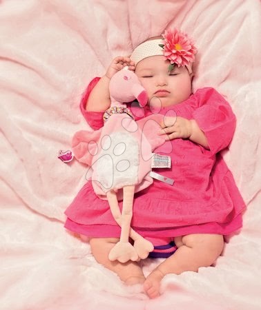 Pupazzi per i più piccoli - Fenicottero in peluche teatro delle marionette Nopnop-Rose Flamingo Doudou Kaloo - 2