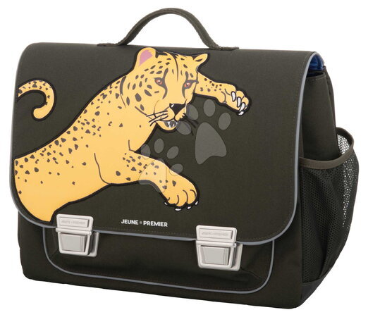 Školní aktovky - Školní aktovka Limited Classic Midi Cheetah Jeune Premier ergonomické luxusní provedení 30*38 cm_1