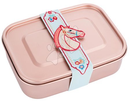 Boxy na desiatu - Elastická páska na box s desiatou Lunchbox Elastic Cavalerie Florale Jeune Premier