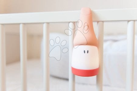 Oprema za dojenčka - Otroška lučka za k posteljici Beaba Pixie Torch 2v1 prenosljiva Chalk Pink rožnata_1