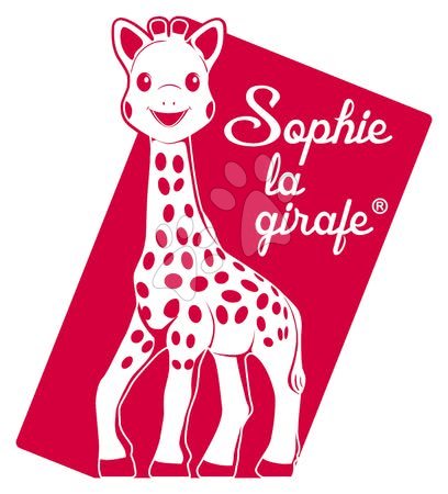 Janod - Dřevěné písmeno H Sophie The Giraffe Janod lepící 7 cm oranžové/tyrkysové od 3 let_1