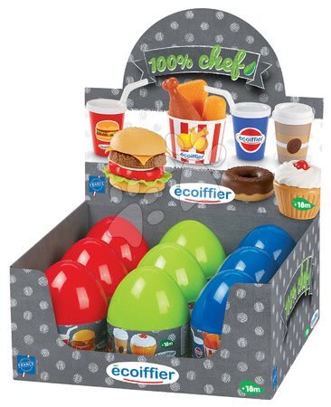 Nádobí a doplňky do kuchyňky - Vajíčko s potravinami 100% Chef Écoiffier - 4