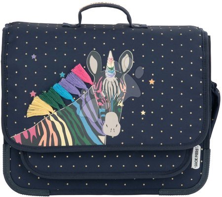 Jack Piers - Školská aktovka Schoolbag Paris Large Zebra Jack Piers