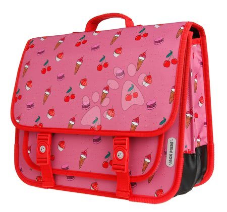 Šolske aktovke - Šolska aktovka Schoolbag Paris Large Cherry Pop Jack Piers - 2