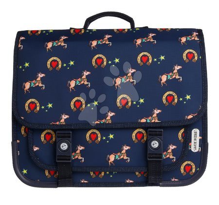  - Školska aktovka Schoolbag Paris Large Lucky Luck Jack Piers ergonomska luksuzni dizajn od 6 godina 38*31*13 cm