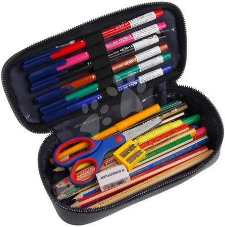 Kreatívne a didaktické hračky - Školský peračník Pencil Box Tiger Flame Jeune Premier_1