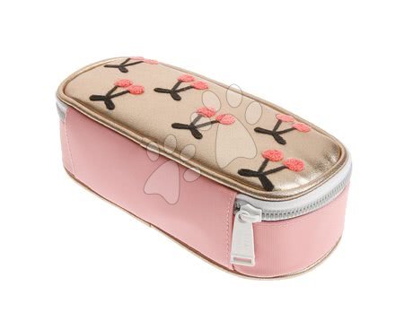 Školske pernice - Školska pernica Pencil Box Cherry Pompon Jeune Premier - 1