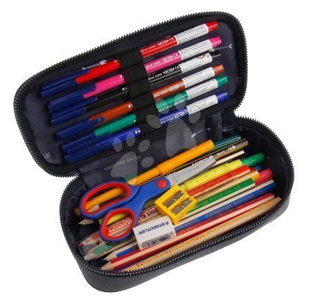 Rechizite școlare - Penar școlar Pencil Box Tiger Navy Jeune Premier_1