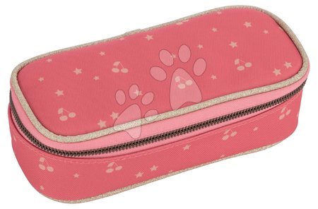 Školní penály - Školní penál Pencil Box Cherry Glitter Pink Jeune Premier