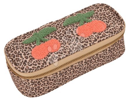 Kreatívne a didaktické hračky - Školský peračník Pencil Box Leopard Cherry Jeune Premier